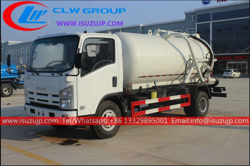 ISUZU ELF 10000liters sewage exhauster trucks ISUZU ELF 10000liters sewage exhauster trucks
