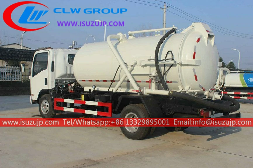 ISUZU ELF 10000liters sewage suction truck for sale ISUZU ELF 10000liters sewage suction truck for sale