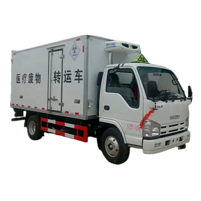 ISUZU ELF 4 meters long box medical waste disposal truck ISUZU ELF 4 meters long box medical waste disposal truck