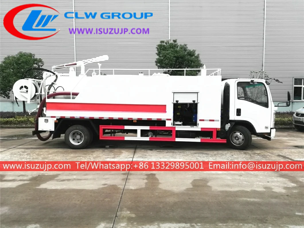 ISUZU ELF 5000L high pressure cleaning vehicle ISUZU ELF 5000L high pressure cleaning vehicle