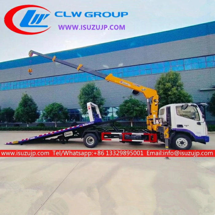 ISUZU ELF 5t crane recovery truck ISUZU ELF 5t crane recovery truck