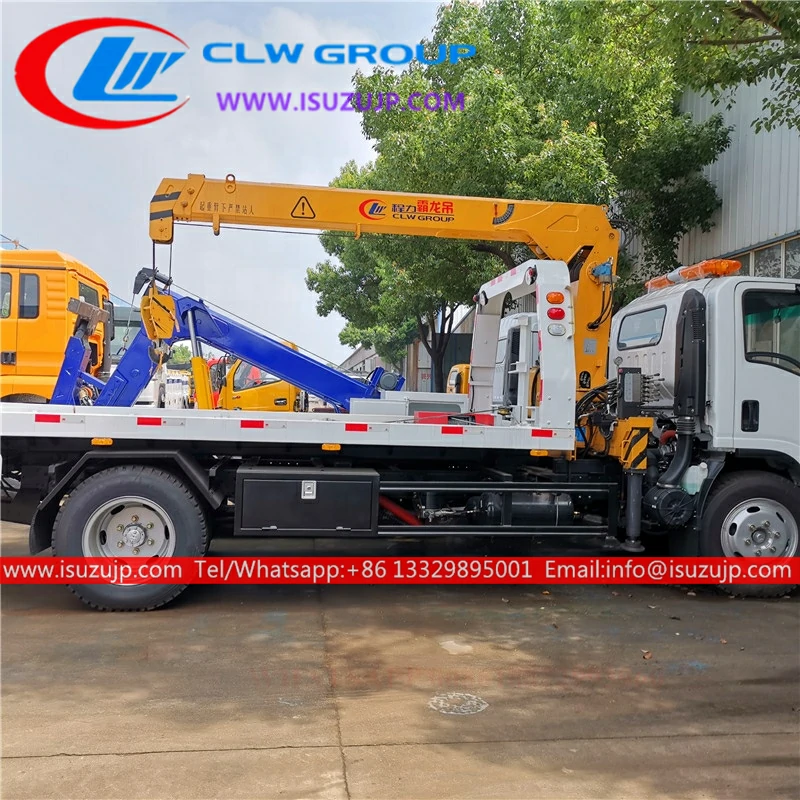 ISUZU ELF 5t wrecker crane ISUZU ELF 5t wrecker crane