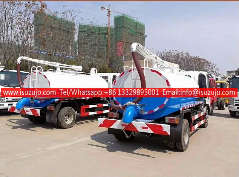 ISUZU ELF 6 ton septic tanker truck for sale ISUZU ELF 6 ton septic tanker truck for sale
