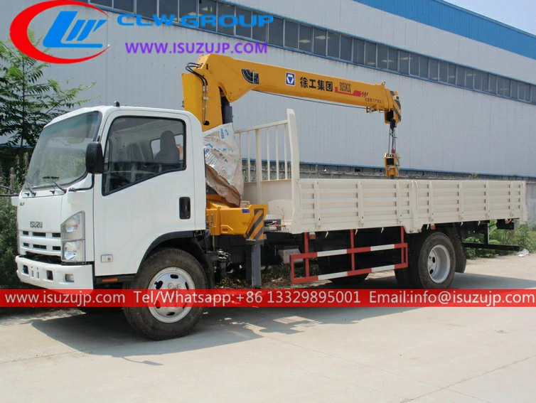 ISUZU ELF 6.3 ton crane lift truck ISUZU ELF 6.3 ton crane lift truck