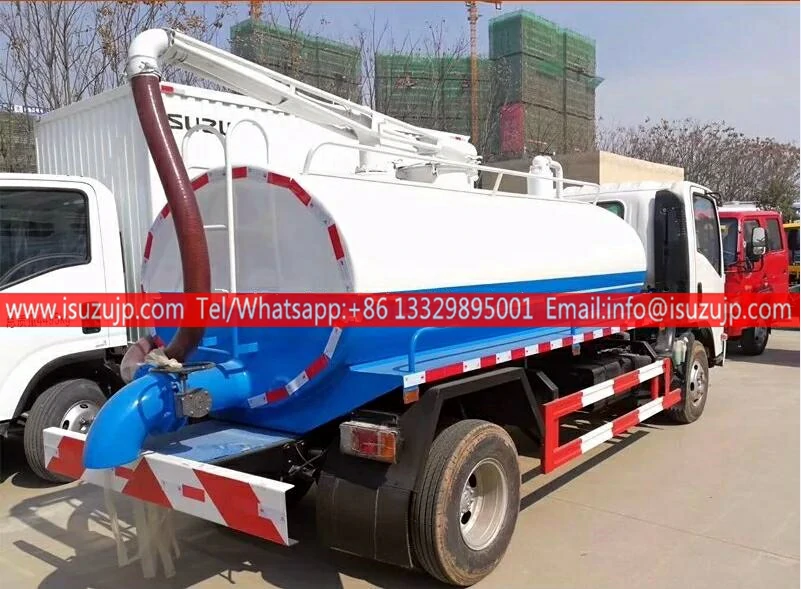ISUZU ELF 8 cubic meters toilet waste trucks ISUZU ELF 8 cubic meters toilet waste trucks