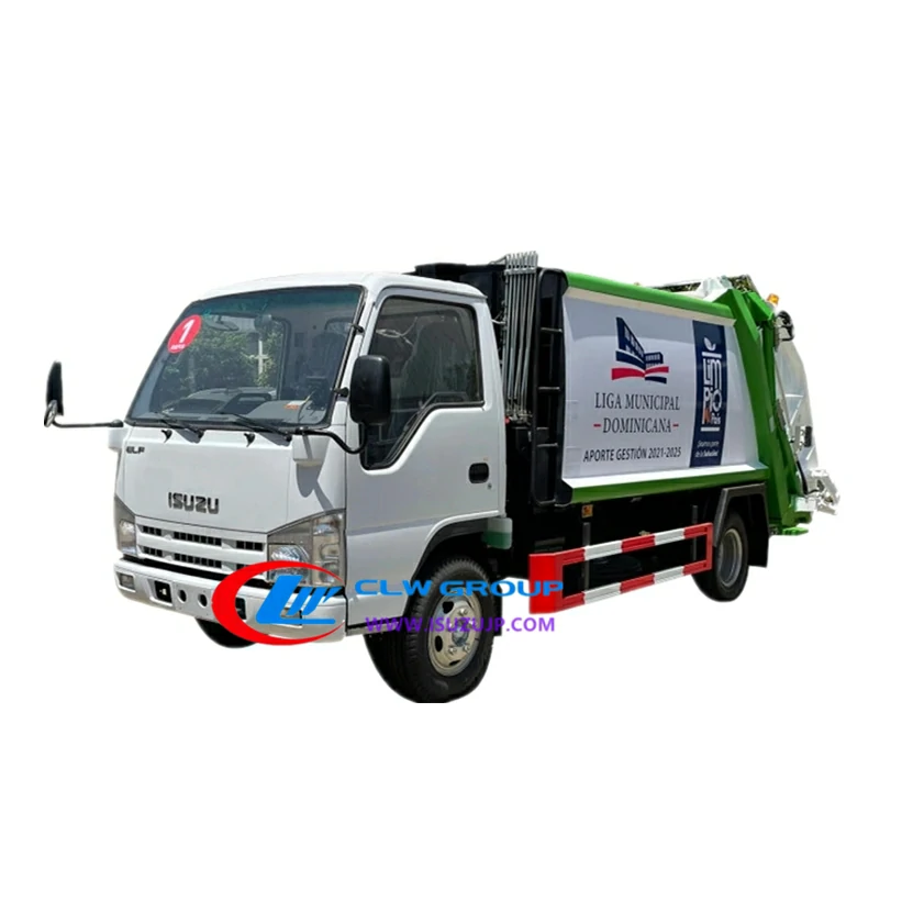 ISUZU ELF Small 3 ton compactor garbage truck ISUZU ELF Small 3 ton compactor garbage truck