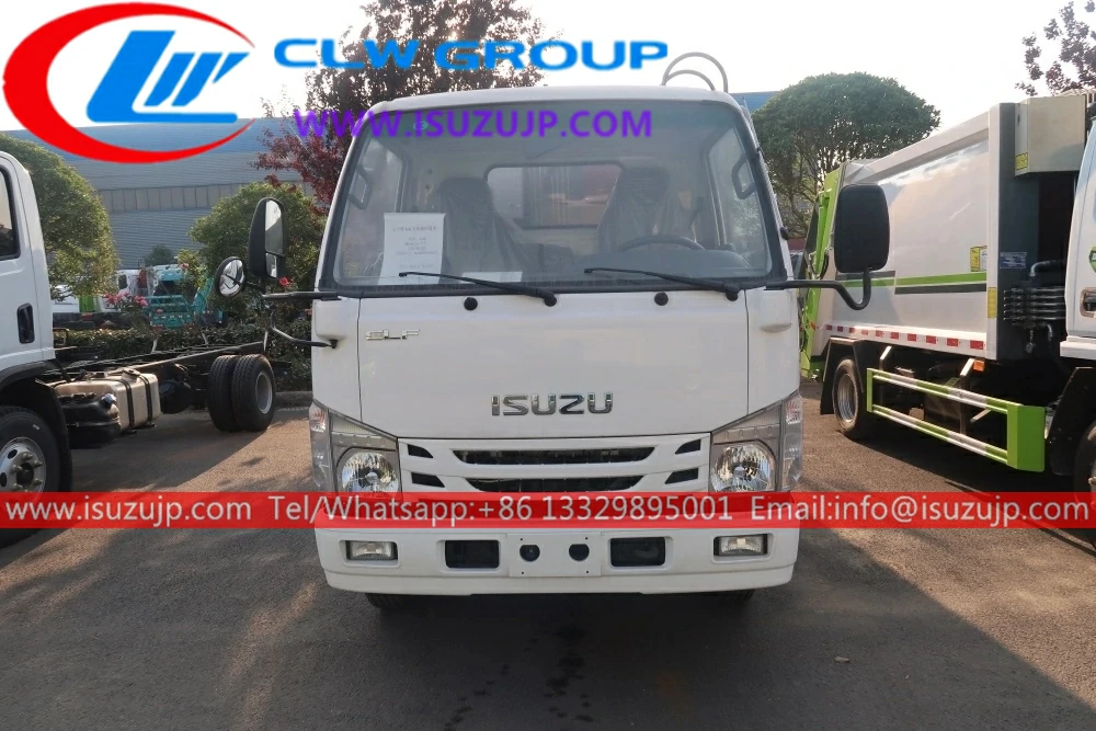ISUZU ELF Small 3 ton garbage compactor vehicle ISUZU ELF Small 3 ton garbage compactor vehicle