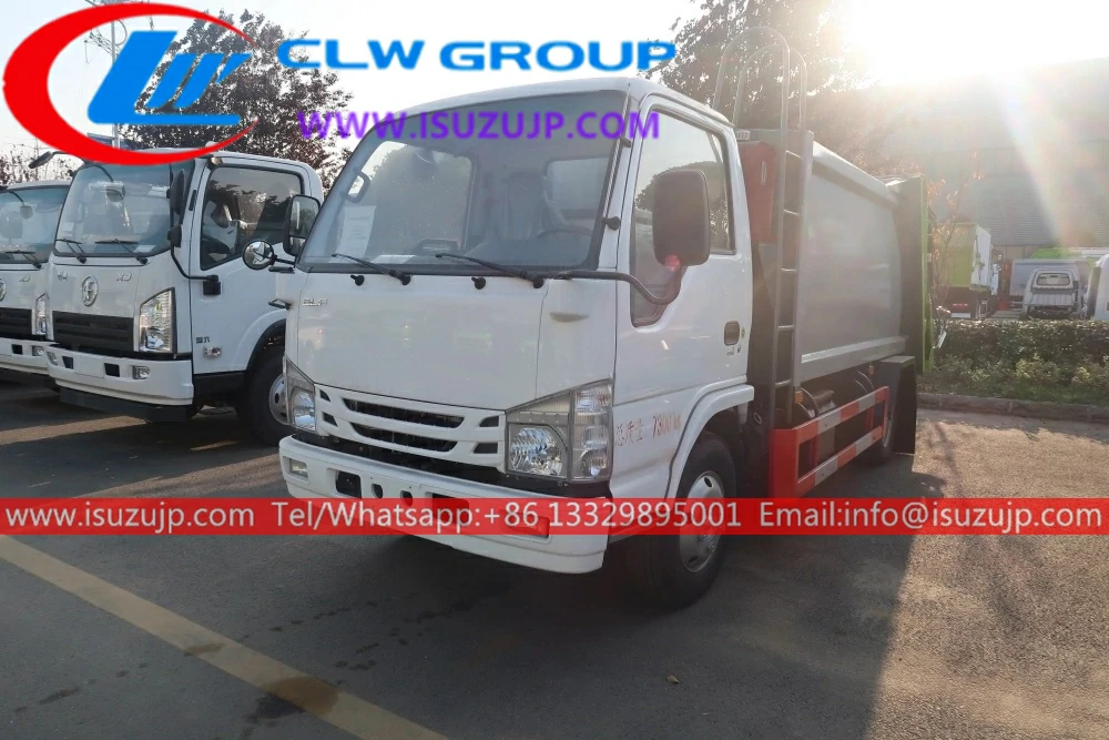ISUZU ELF Small 3 ton rubbish compactor truck ISUZU ELF Small 3 ton rubbish compactor truck