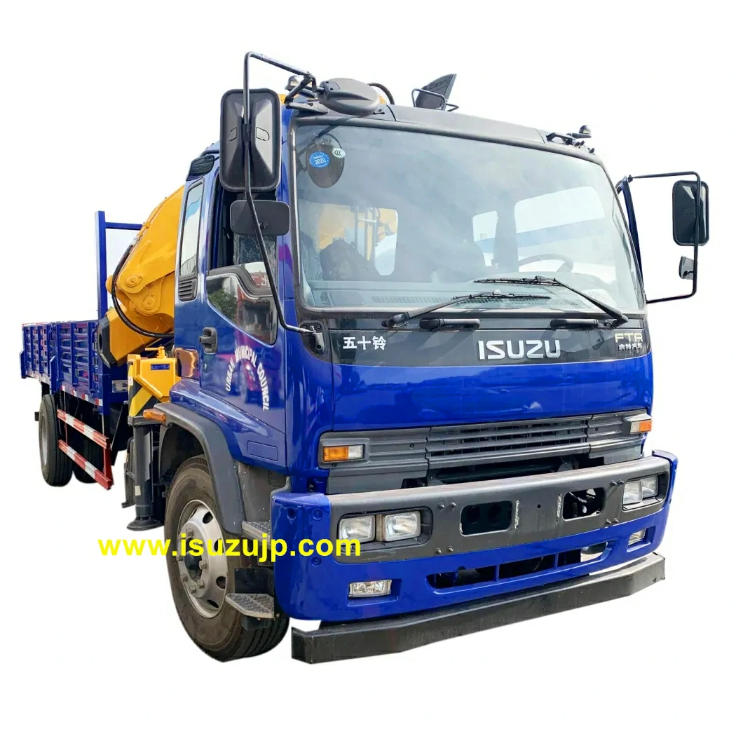 ISUZU FTR 10 ton hydraulic foldable crane truck ISUZU FTR 10 ton hydraulic foldable crane truck