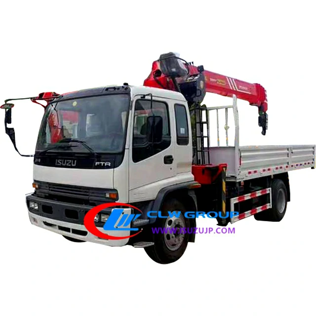 ISUZU FTR 10 ton sany palfinger truck mounted crane ISUZU FTR 10 ton sany palfinger truck mounted crane