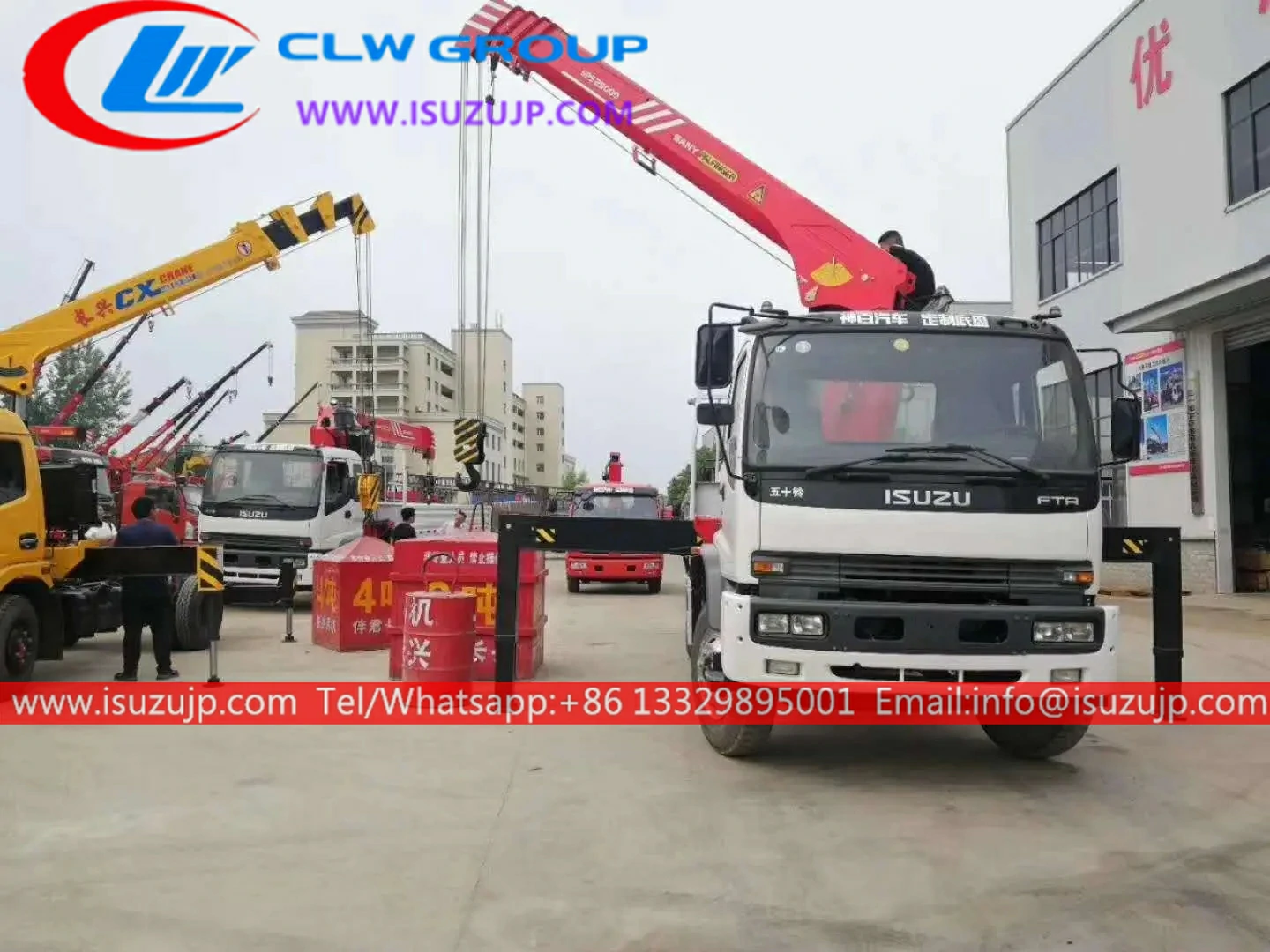 ISUZU FTR 10 ton sany palfinger truck mounted hydraulic crane ISUZU FTR 10 ton sany palfinger truck mounted hydraulic crane