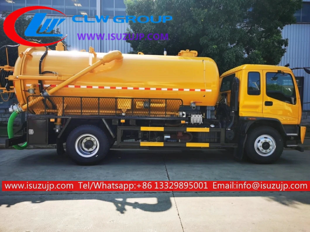 ISUZU FTR 12 ton vacuum jetter truck ISUZU FTR 12 ton vacuum jetter truck