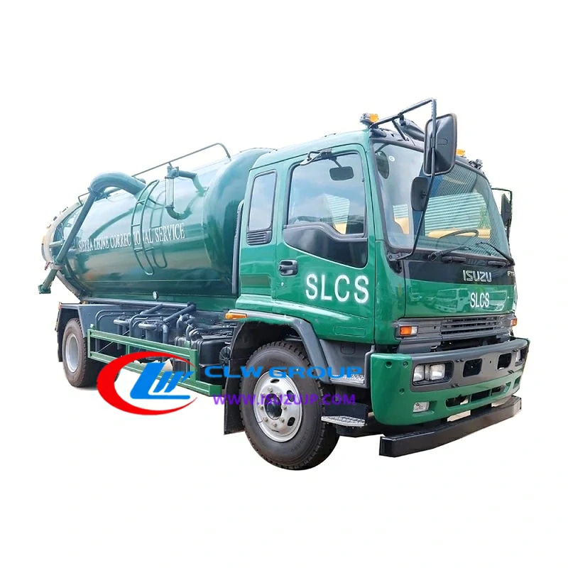 ISUZU FTR 12cbm sewage suction tanker truck ISUZU FTR 12cbm sewage suction tanker truck