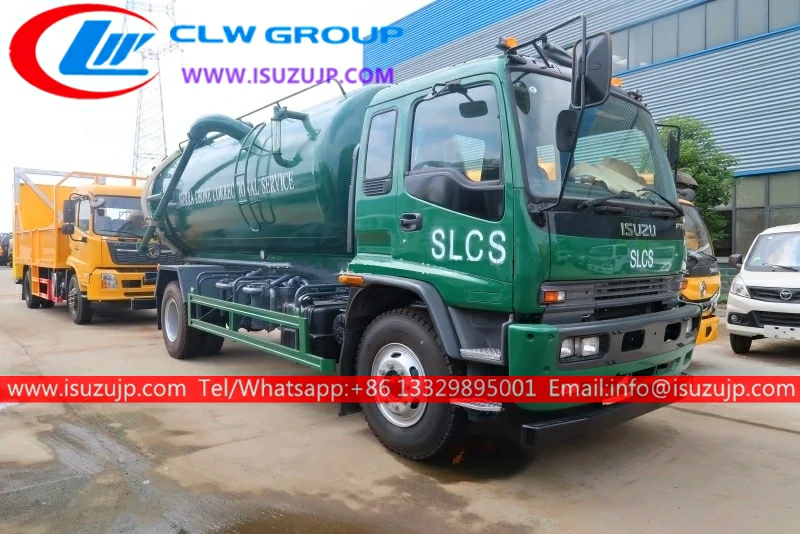 ISUZU FTR 12cbm sewage water tanker ISUZU FTR 12cbm sewage water tanker