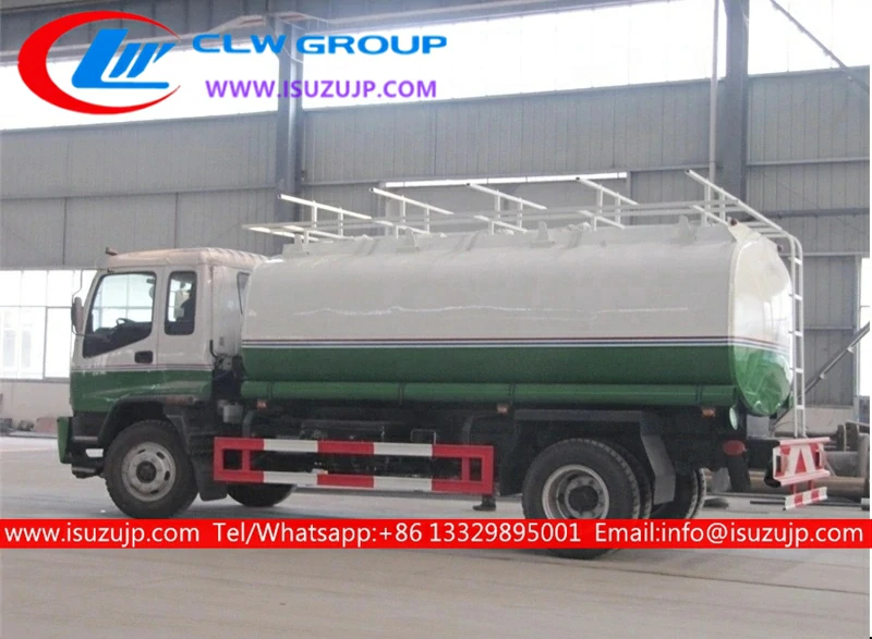 ISUZU FTR 3000 gallon lorry diesel tank ISUZU FTR 3000 gallon lorry diesel tank