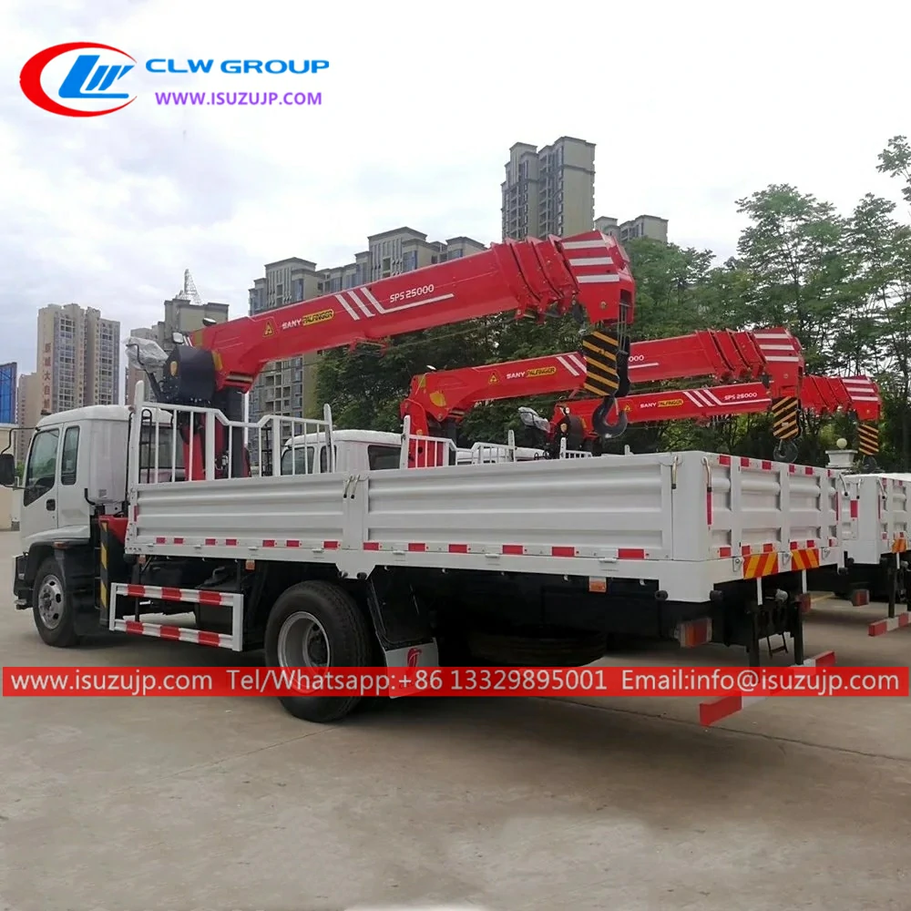 ISUZU FTR 8000kg Straight arm truck crane ISUZU FTR 8000kg Straight arm truck crane