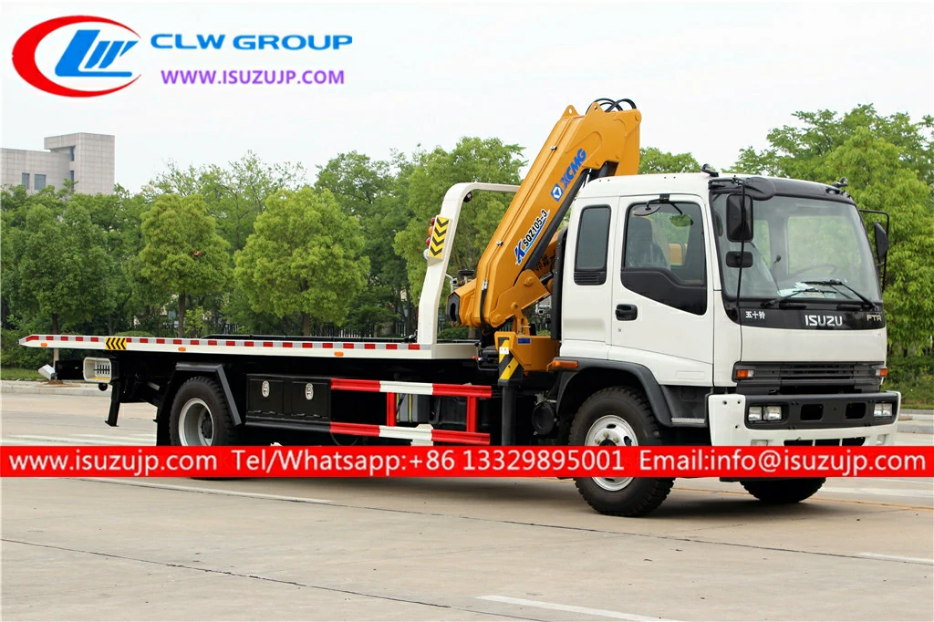 ISUZU FTR 8mt tow truck with crane ISUZU FTR 8mt tow truck with crane