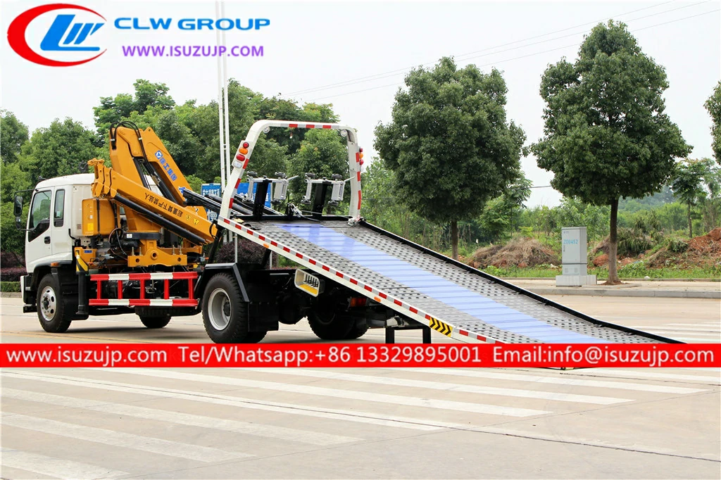 ISUZU FTR rotator boom crane wrecker ISUZU FTR rotator boom crane wrecker