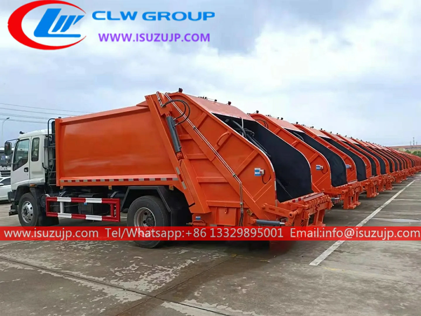 ISUZU FVR 15m3 rear loader garbage truck ISUZU FVR 15m3 rear loader garbage truck