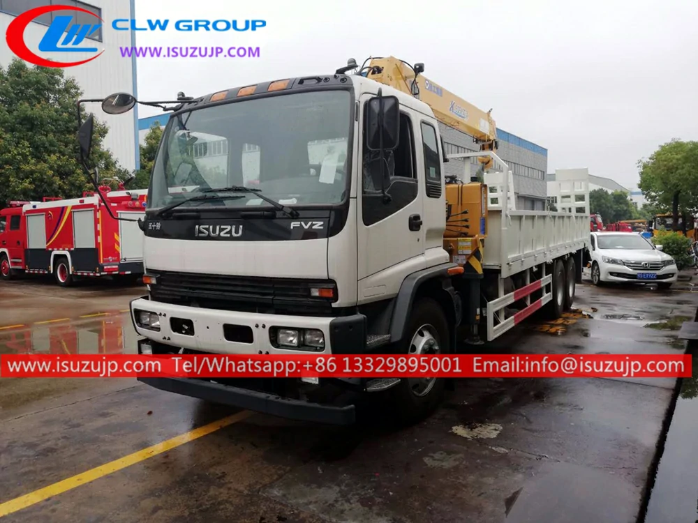 ISUZU FVZ 14mt hydraulic boom crane truck ISUZU FVZ 14mt hydraulic boom crane truck
