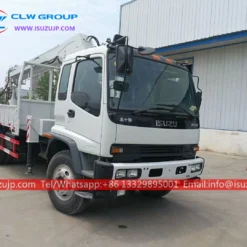 ISUZU FVZ 16t crane hole drill truck