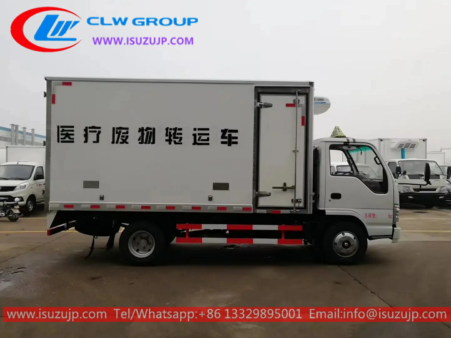ISUZU NJR 3t medical waste transfer vehicle ISUZU NJR 3t medical waste transfer vehicle