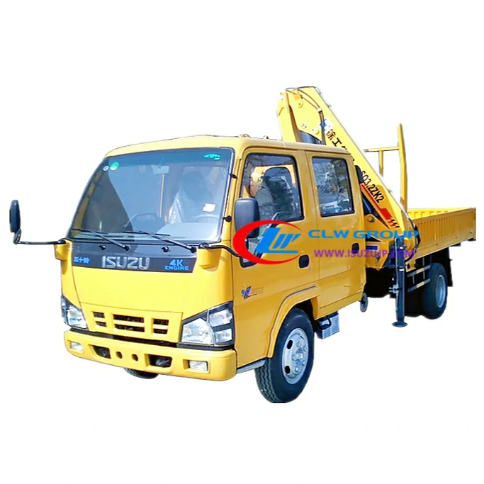 ISUZU NKR 3 ton knuckle boom truck mounted crane ISUZU NKR 3 ton knuckle boom truck mounted crane