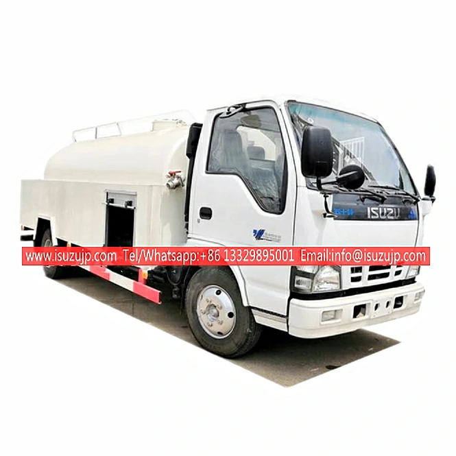 ISUZU NKR 5000 liters sewer jetting trucks ISUZU NKR 5000 liters sewer jetting trucks