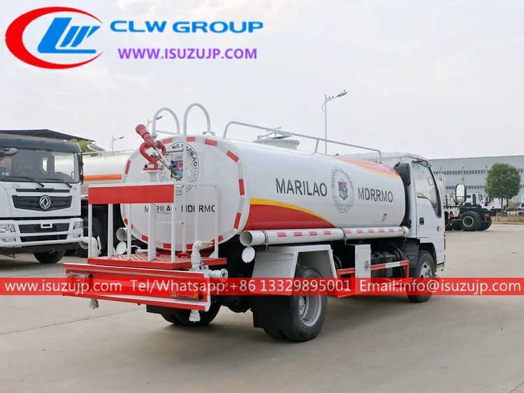 ISUZU NKR 6000 liters construction water tanker ISUZU NKR 6000 liters construction water tanker