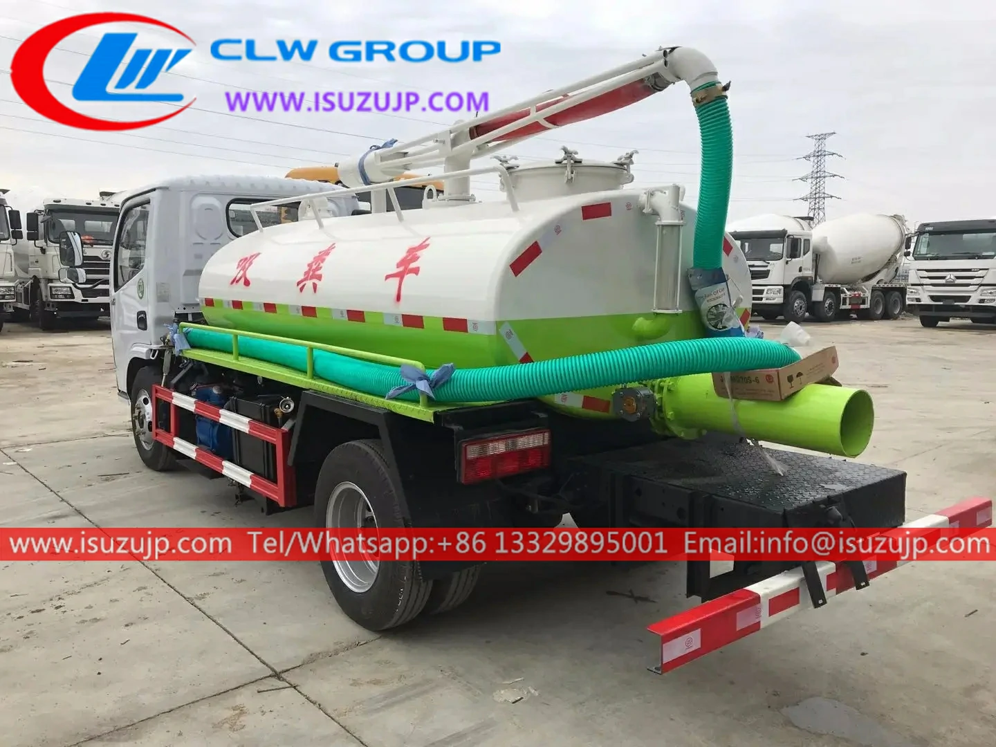ISUZU NKR 6000liters sewage evacuation truck ISUZU NKR 6000liters sewage evacuation truck