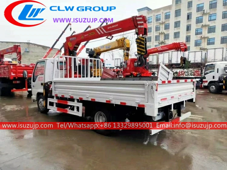 ISUZU NKR small 3 ton self loader crane ISUZU NKR small 3 ton self loader crane