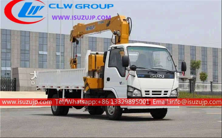 ISUZU NKR small 3 ton truck loader crane ISUZU NKR small 3 ton truck loader crane
