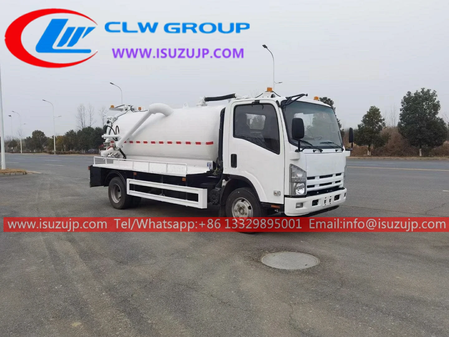 ISUZU NPR 10cbm sewage vacuum pump truck ISUZU NPR 10cbm sewage vacuum pump truck