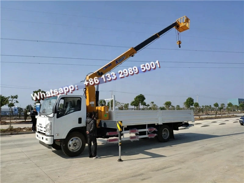 ISUZU NPR 6 ton bucket crane truck ISUZU NPR 6 ton bucket crane truck