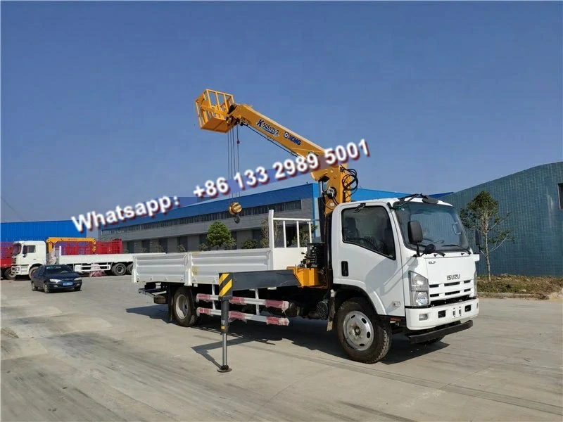 ISUZU NPR 6 ton mobile truck crane ISUZU NPR 6 ton mobile truck crane