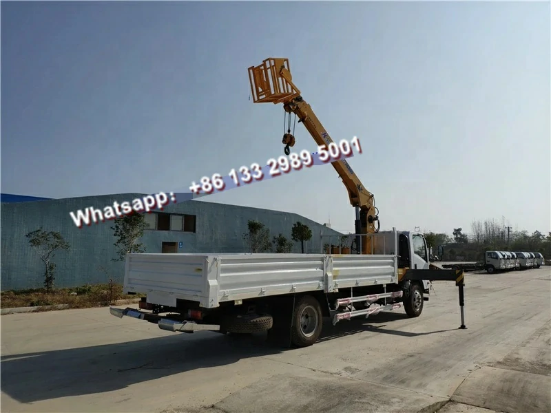 ISUZU NPR 6 ton service truck cranes ISUZU NPR 6 ton service truck cranes