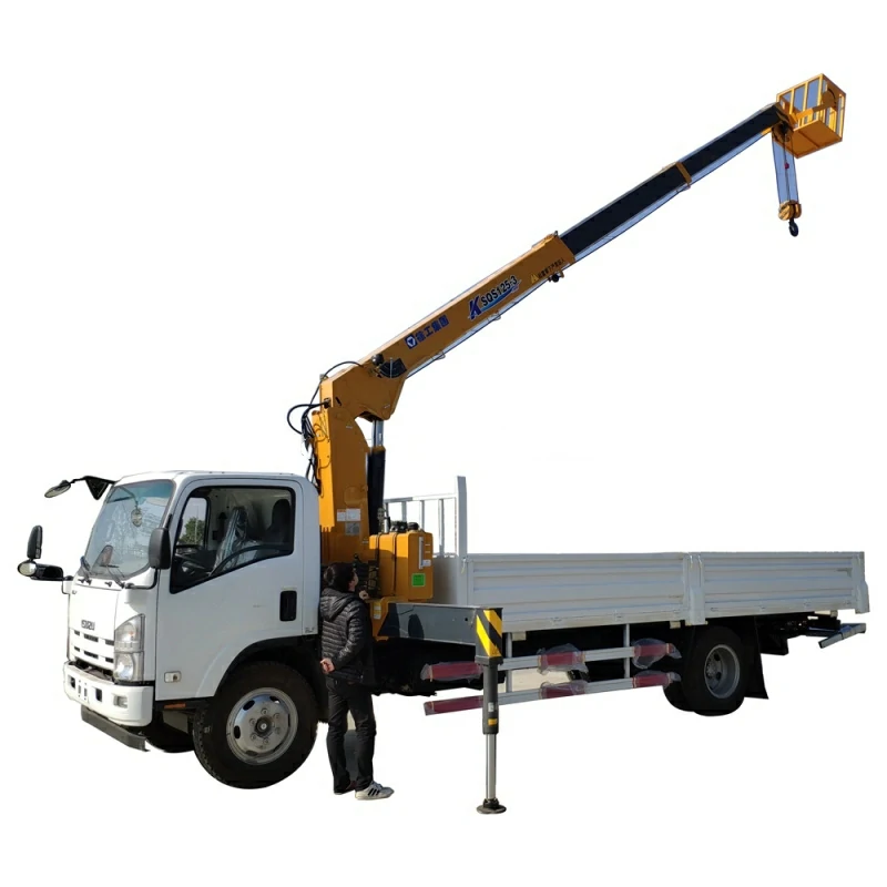 ISUZU NPR 6 ton xcmg truck mounted crane sale ISUZU NPR 6 ton xcmg truck mounted crane sale