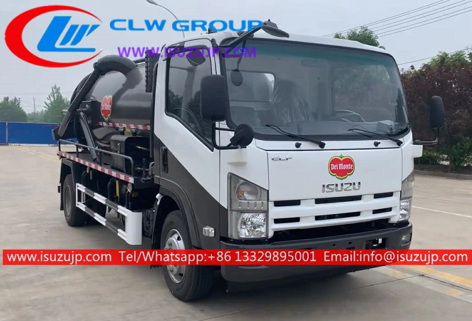 ISUZU NPR 8000L sewage pump truck ISUZU NPR 8000L sewage pump truck