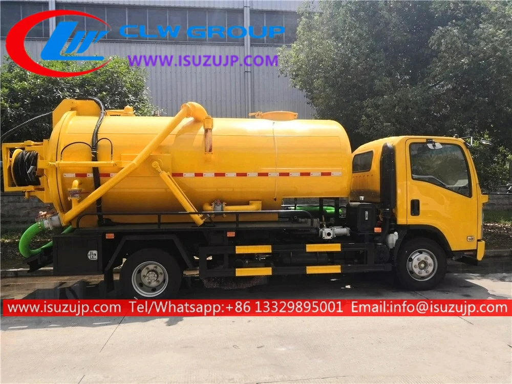 ISUZU NPR 8cbm jet vac tanker for sale ISUZU NPR 8cbm jet vac tanker for sale