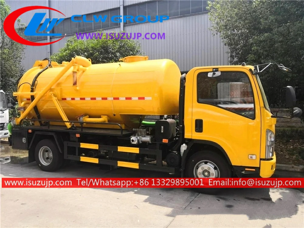 ISUZU NPR 8cbm jet vac truck for sale ISUZU NPR 8cbm jet vac truck for sale