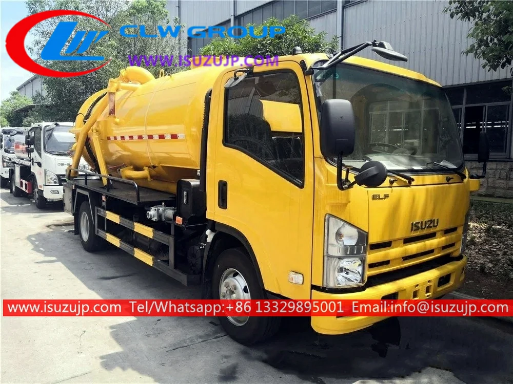 ISUZU NPR 8cbm truck mounted jetter ISUZU NPR 8cbm truck mounted jetter