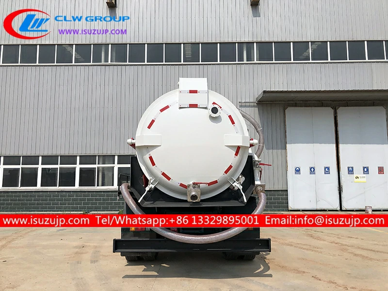 ISUZU Stainless steel sewer tank vehicle ISUZU Stainless steel sewer tank vehicle