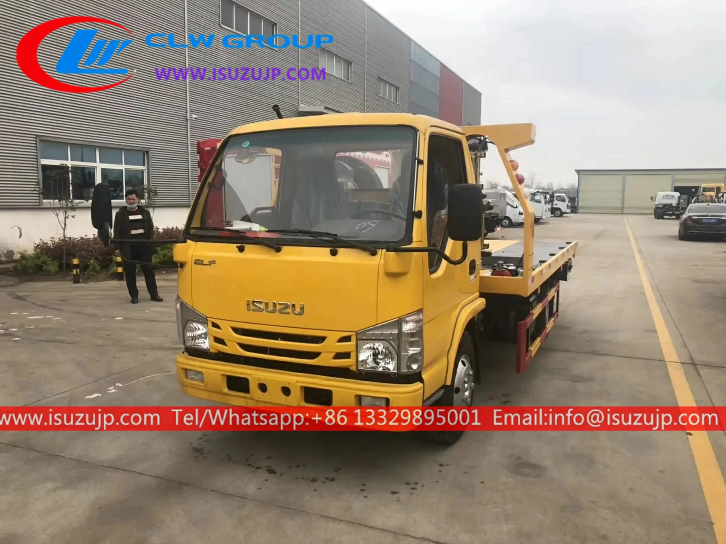 ISUZU flat low bed tow truck ISUZU flat low bed tow truck