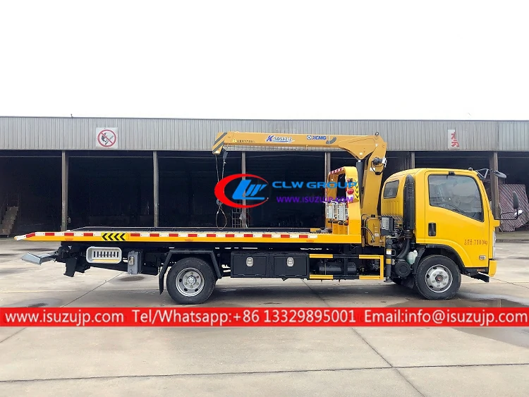 ISUZU light towing crane truck ISUZU light towing crane truck