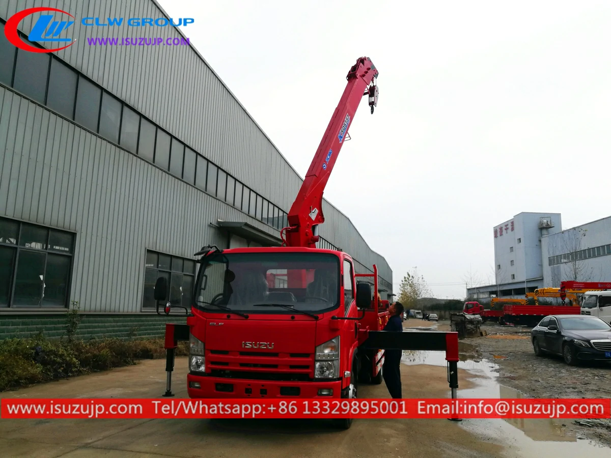 ISUZU self loading truck crane ISUZU self loading truck crane
