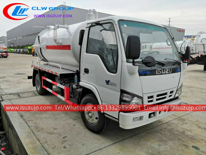 Japan ISUZU 5 ton vacuum truck Japan ISUZU 5 ton vacuum truck