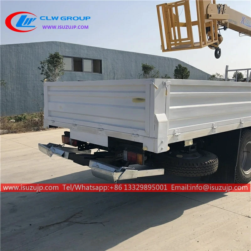 Japanese ISUZU 6000kg basket crane for truck Japanese ISUZU 6000kg basket crane for truck