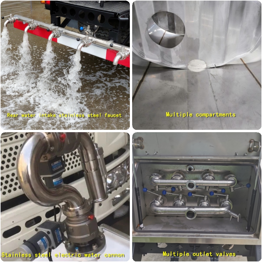 Potable Water Service Truck Optional configuration Potable Water Service Truck Optional configuration