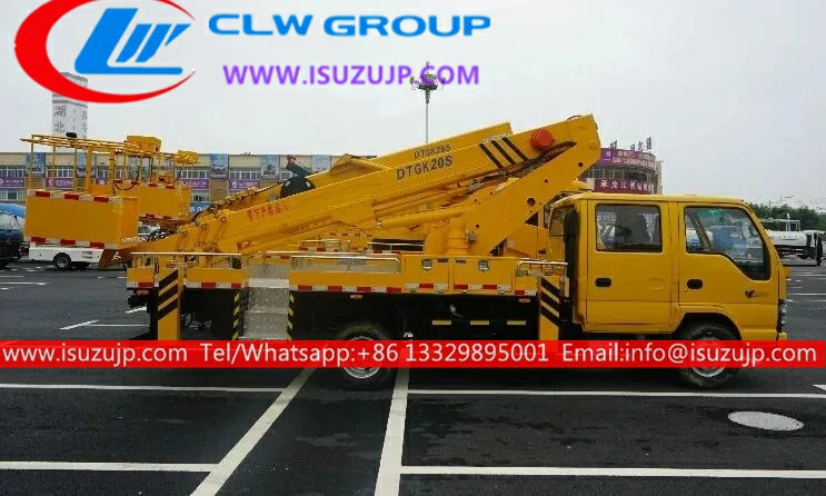 4X4 ISUZU NKR 18m aerial boom truck 4X4 ISUZU NKR 18m aerial boom truck