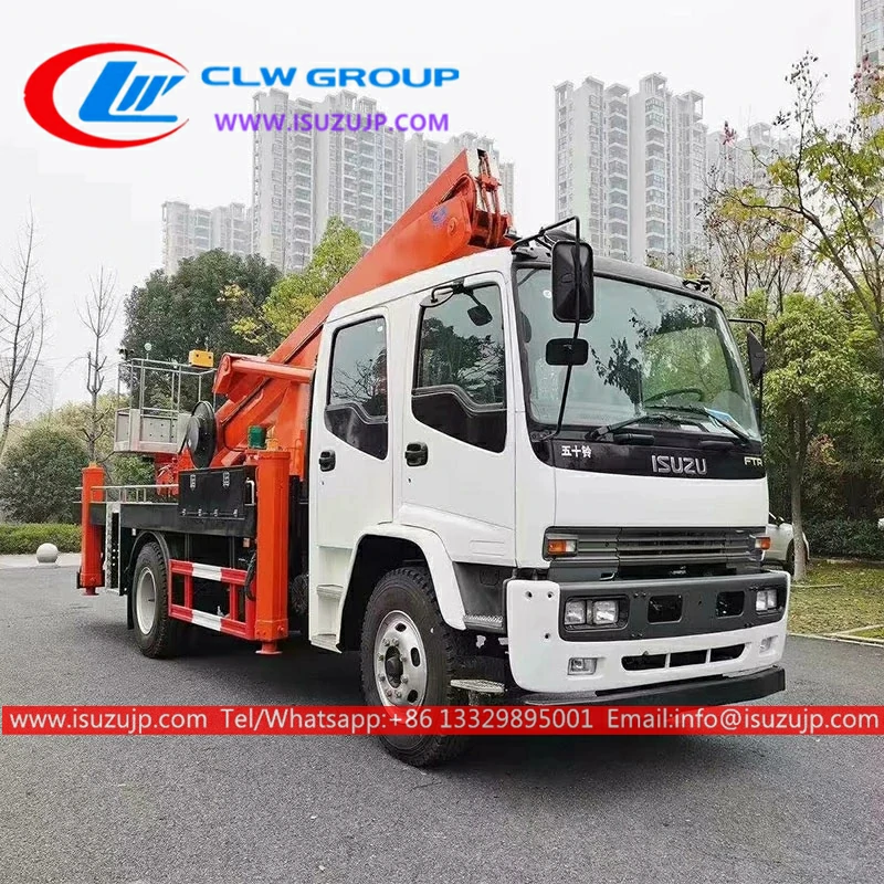 6x4 ISUZU 24 meters truck mounted aerial platform 6x4 ISUZU 24 meters truck mounted aerial platform